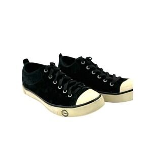 UGG‎ AUSTRALIA "Evera" 1888 Black Suede Sneakers Women's Size 8 Euro Size 39